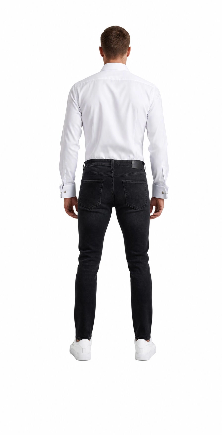 Elie Balleh Slim Fit Mens French Cuff Button-Down Shirt