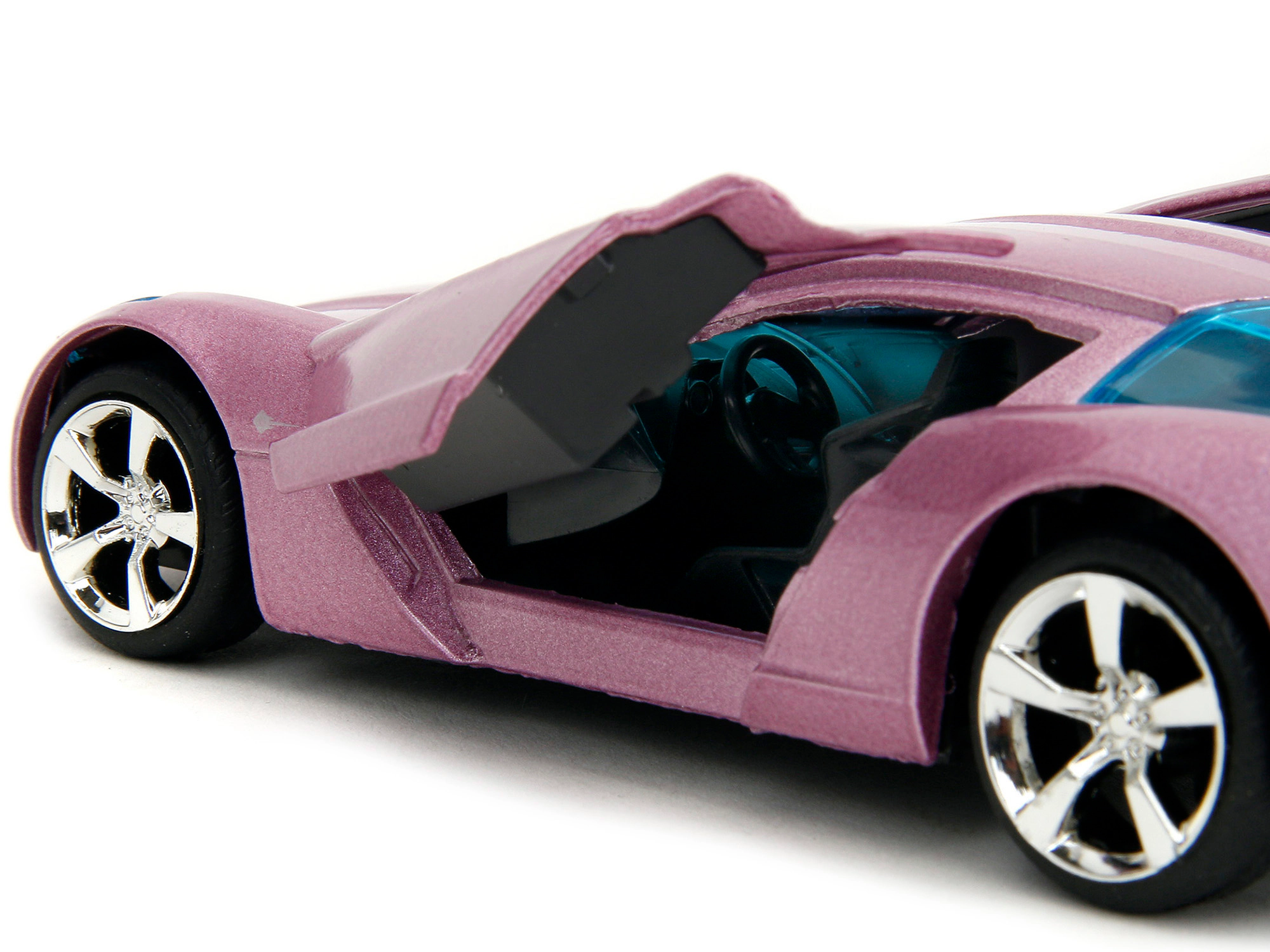 Jada 2009 Chevrolet Corvette Stingray Concept Pink Metallic with Blue Tinted Windows "Pink Slips" Series 1/32