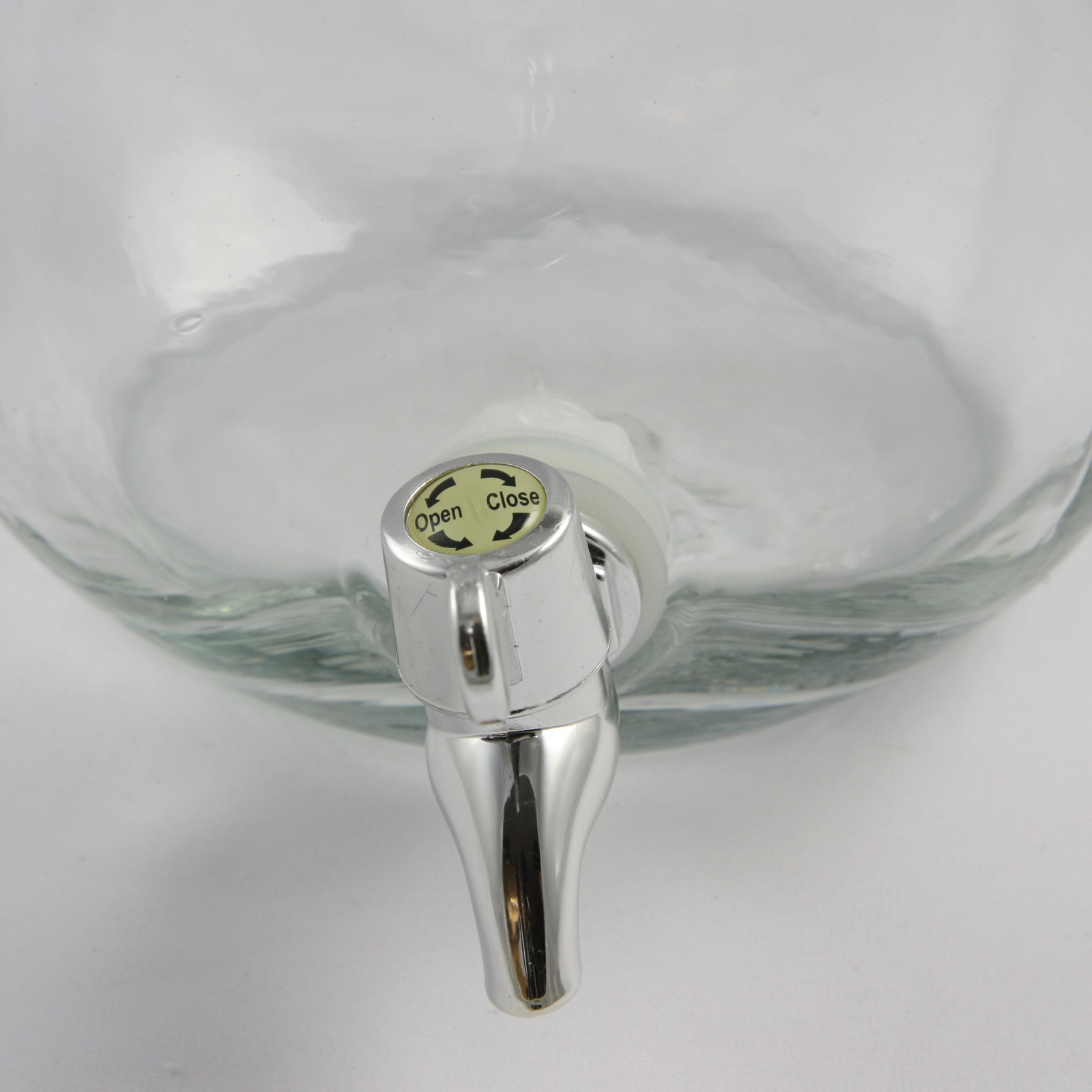 General Store 1 Gallon Clear Glass Mason Beverage Dispenser