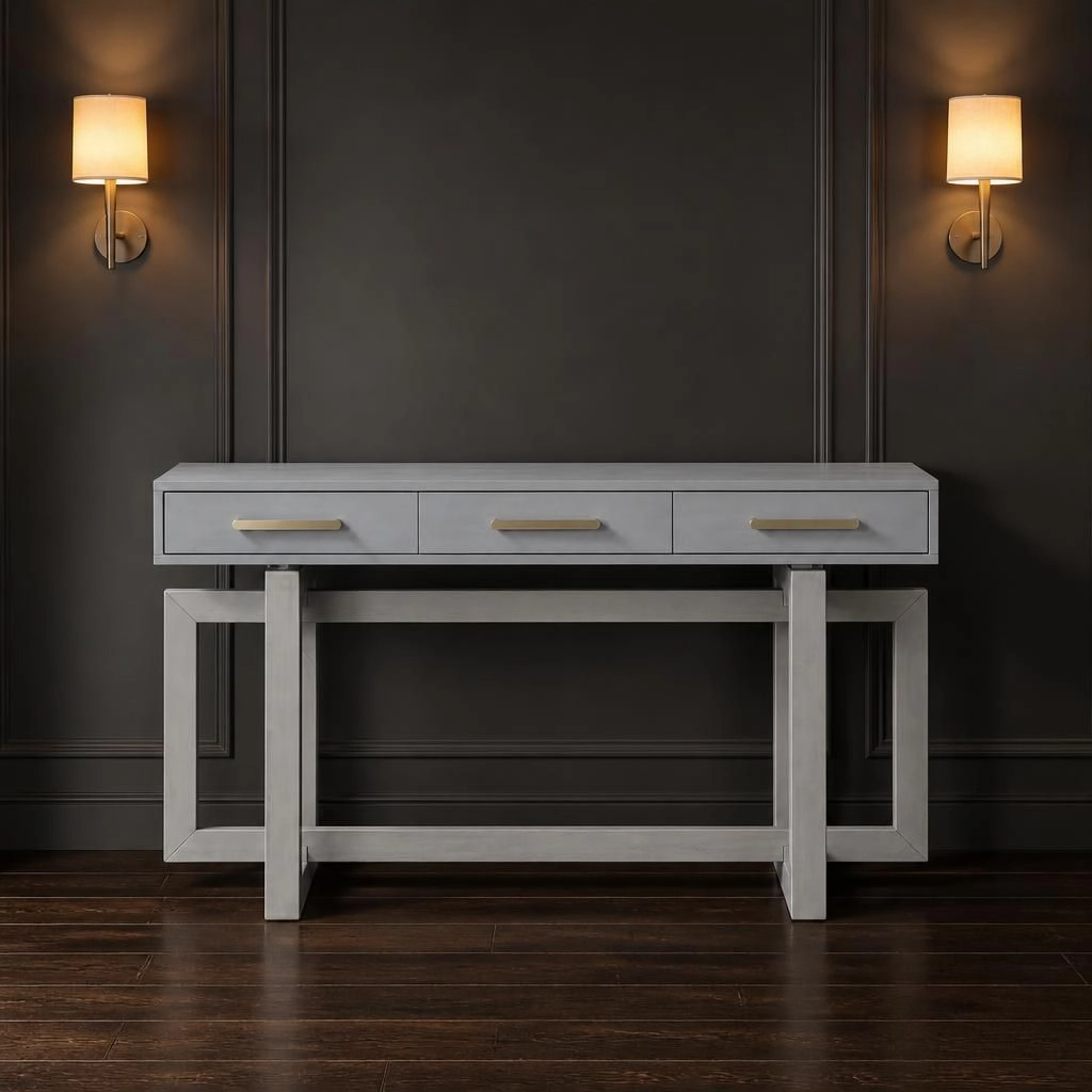 GOODSILO Long Narrow Rectangular Console Table