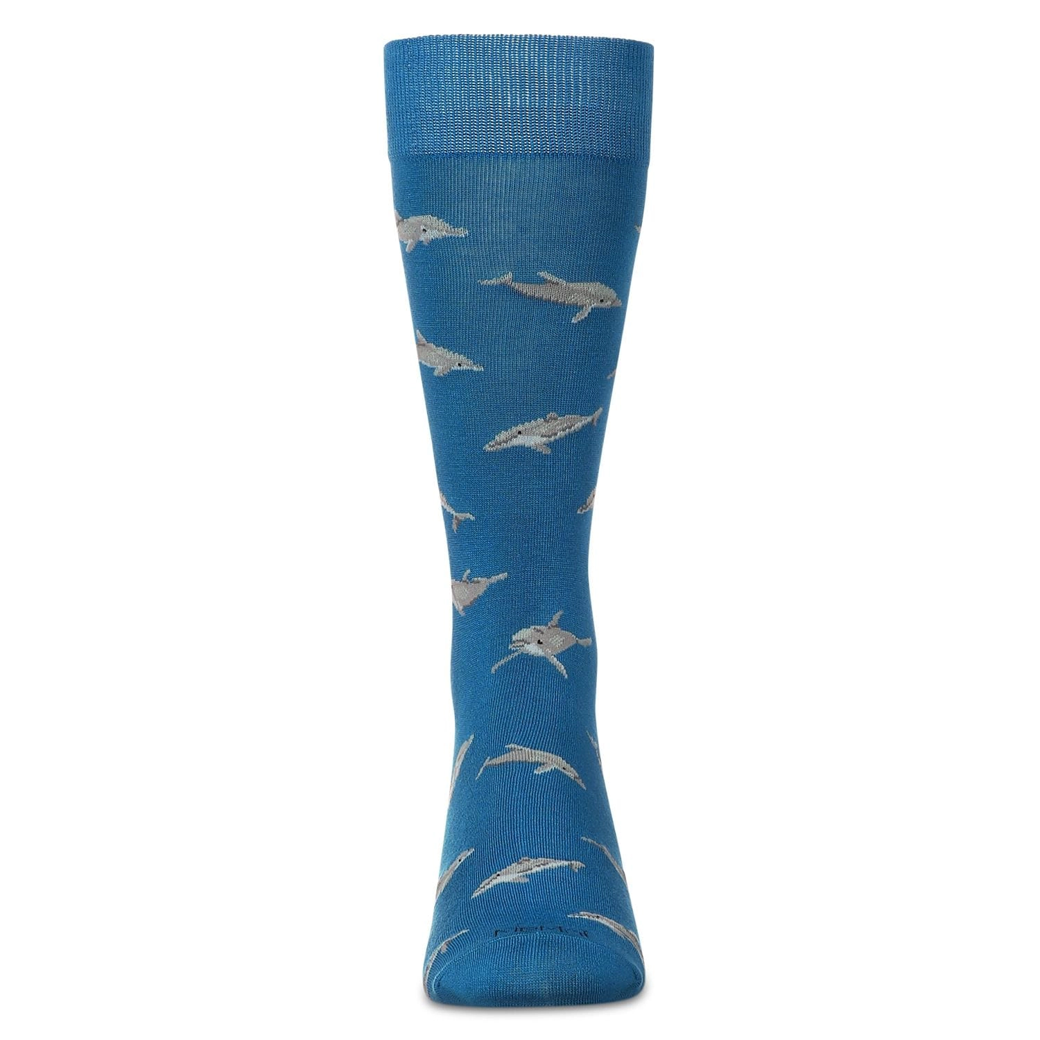MeMoi Men's Dolphins Rayon from Bamboo Crew Socks