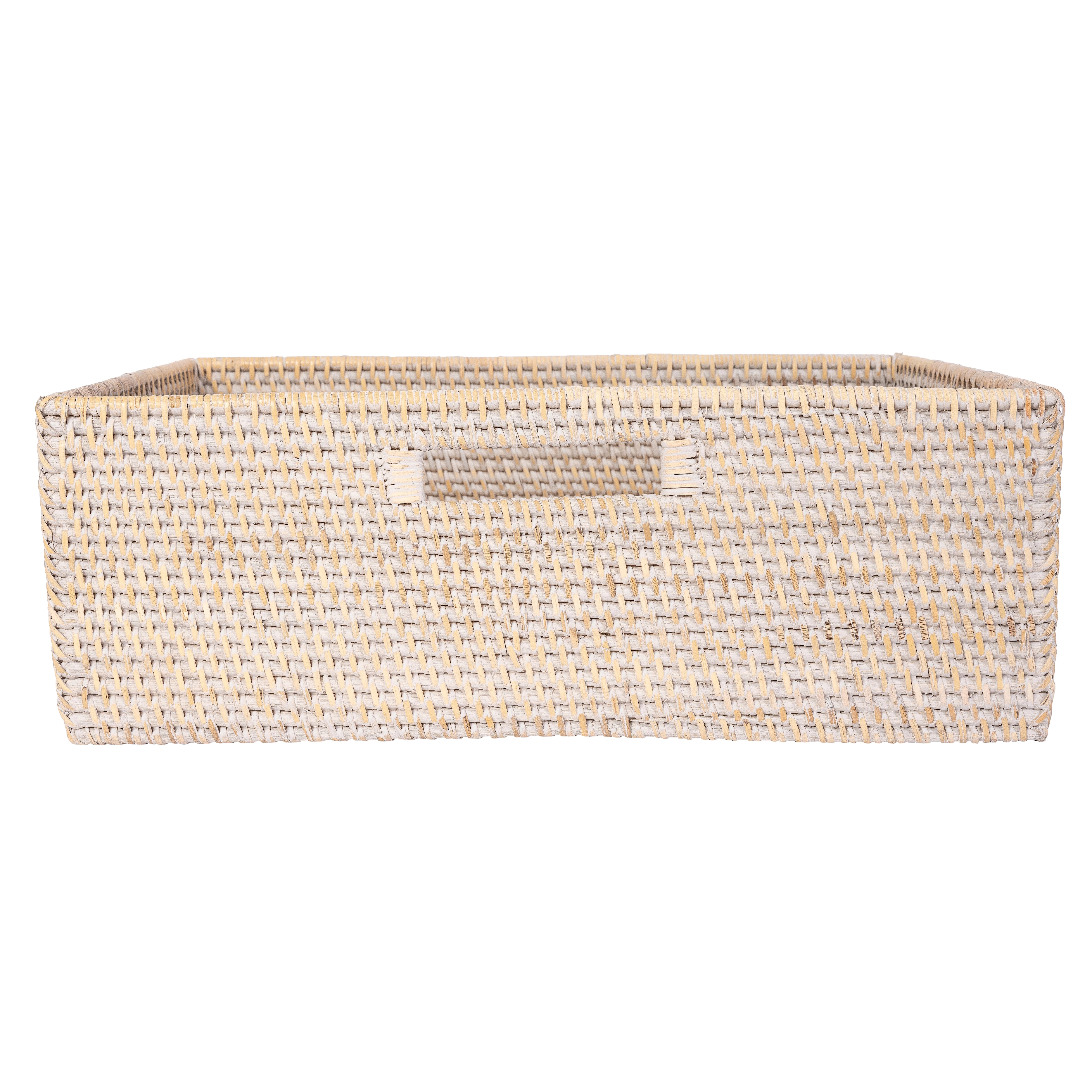 Saboga Home™ Rectangular Shelf basket with Side handles