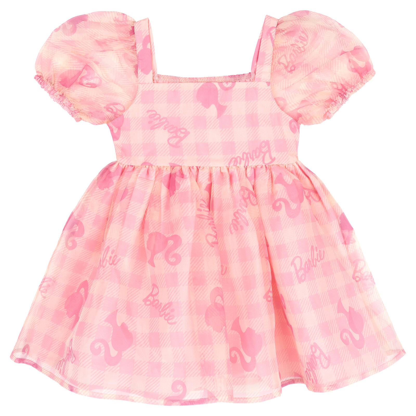 Barbie Girls' Short Sleeve Flare Dress