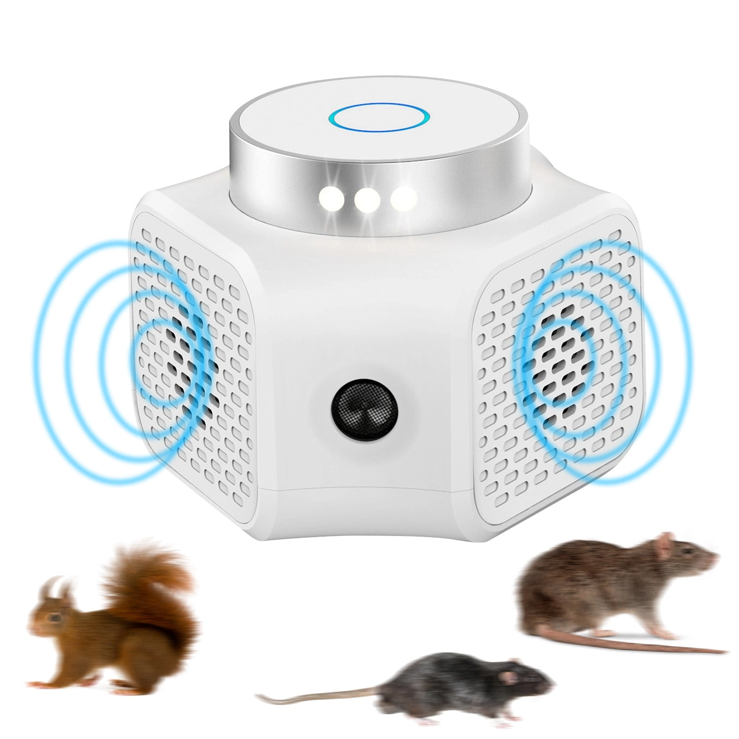 GBruno 360° Ultrasonic Rodent Chaser Plug-In