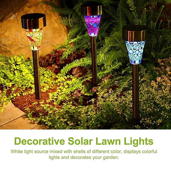 GBruno Solar 6-Pack Pathway Lights