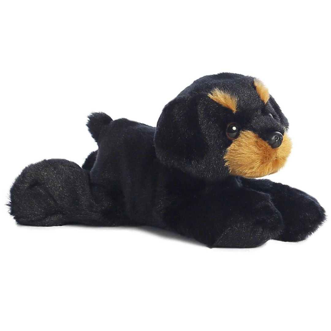 Aurora Mini Flopsie Raina Rottweiler 8-Inch Stuffed Animal Plush