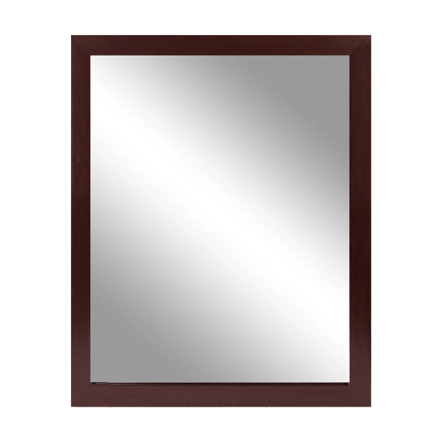 GBruno Wood-Like Frame 40 Cm Rectangle Wall Mirror