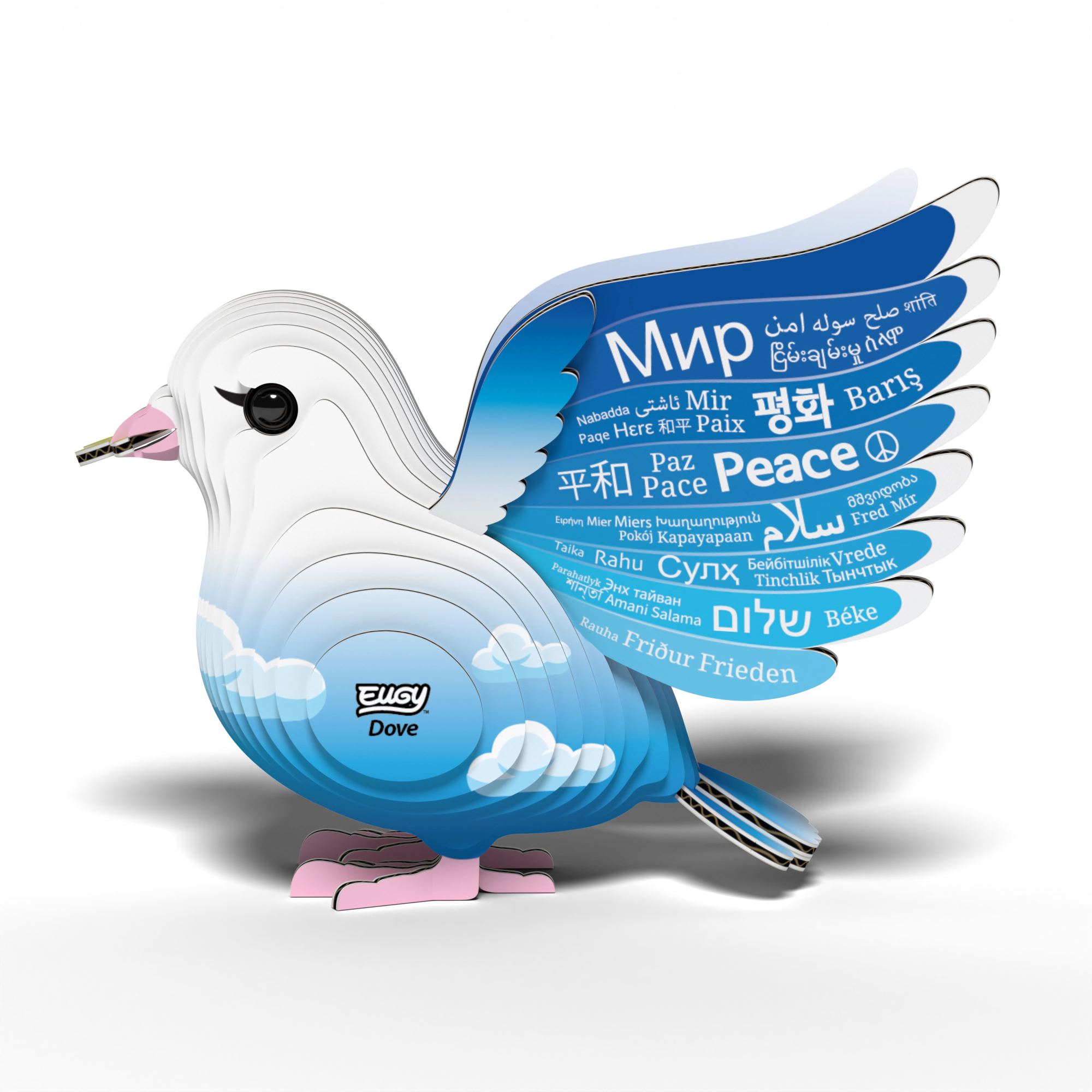 EUGY Dove 3D Puzzle - contains 28 puzzle pieces