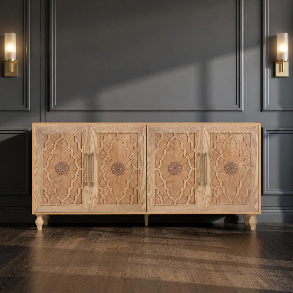 GOODSILO 63" Wide Freestanding Storage Cabinet