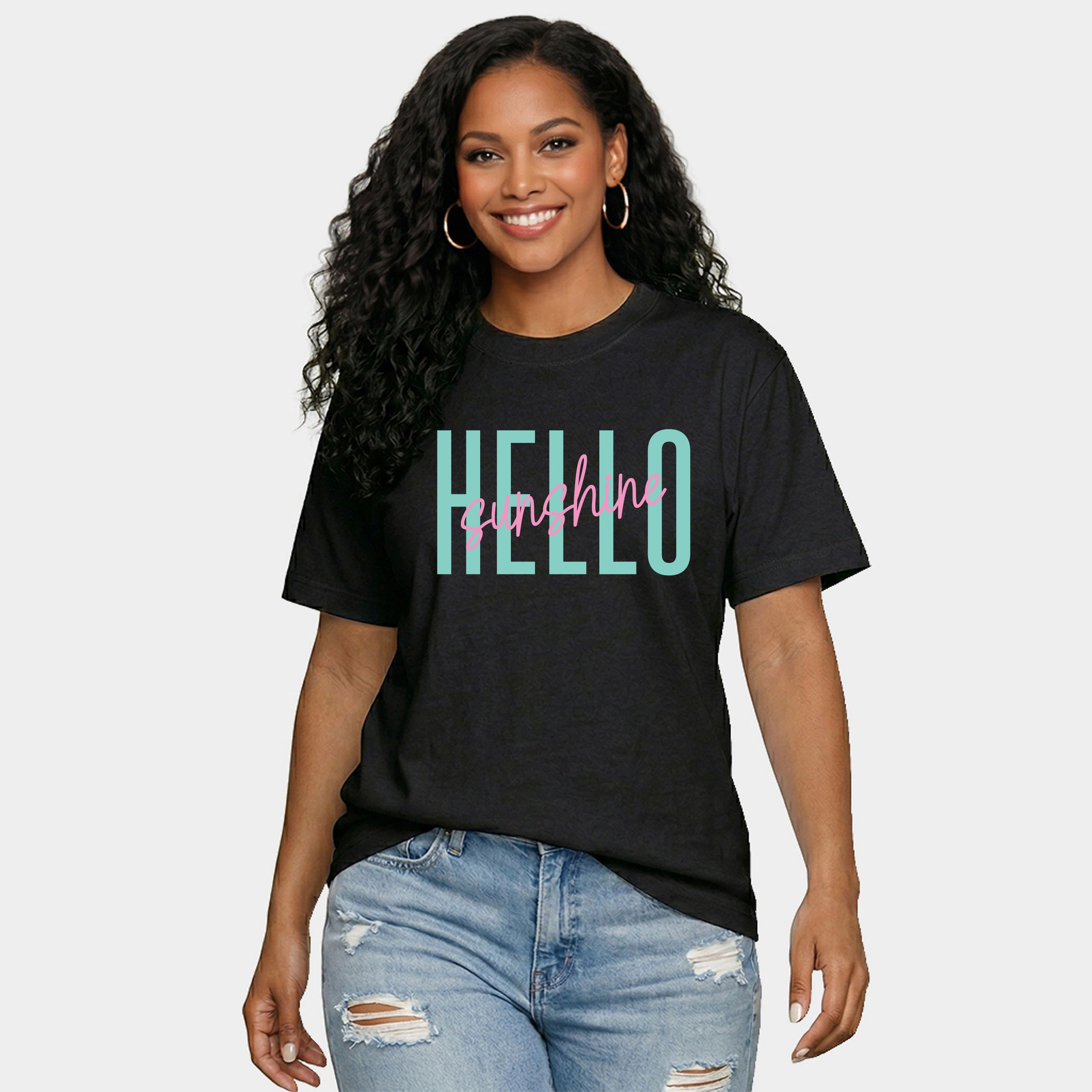 Simply Sage Market - Hello Sunshine Tall Women's Relaxed Boxy Tee