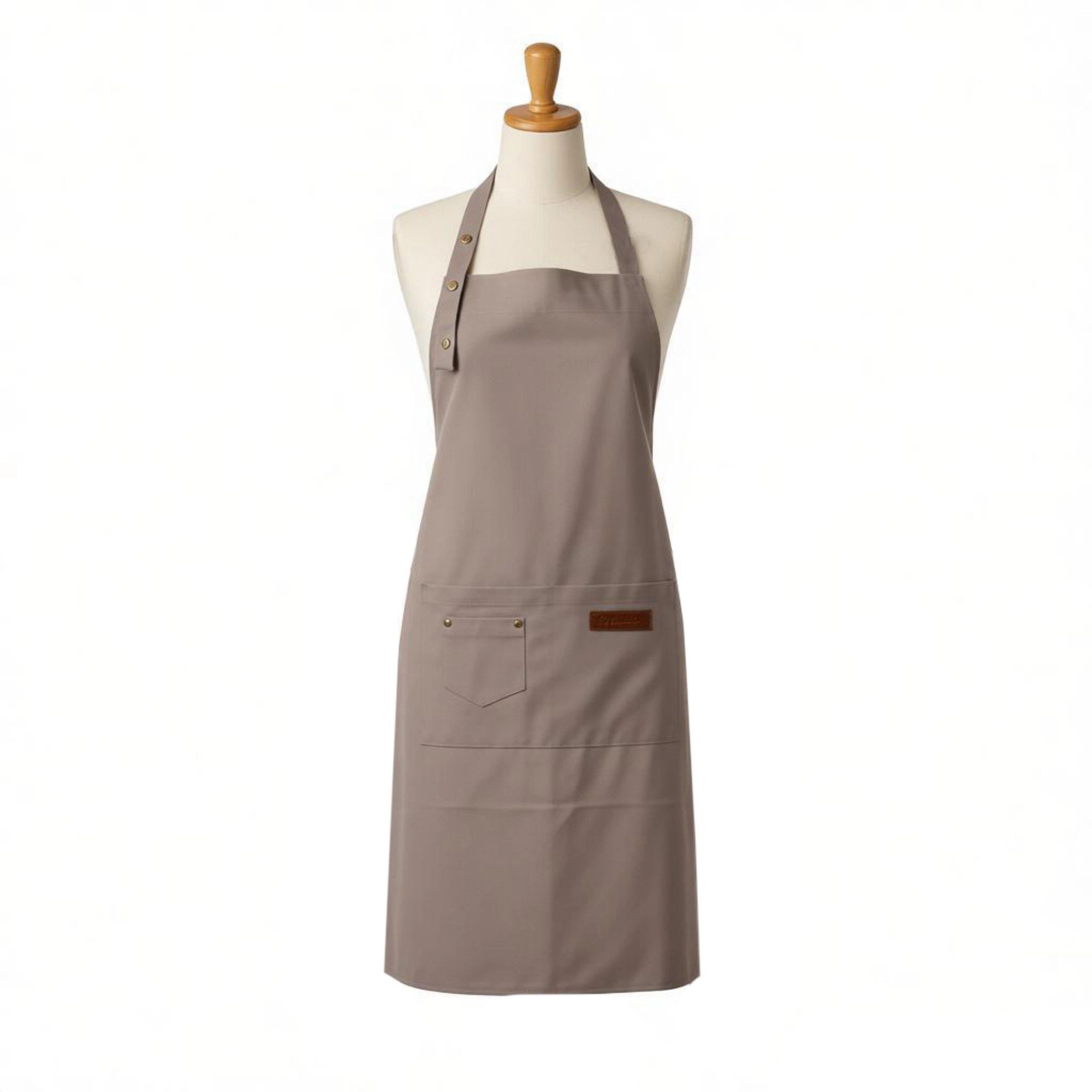 Alilang Women Kitchen Apron Adjustable Neck with Pocket for Cooking Baking Crafting
