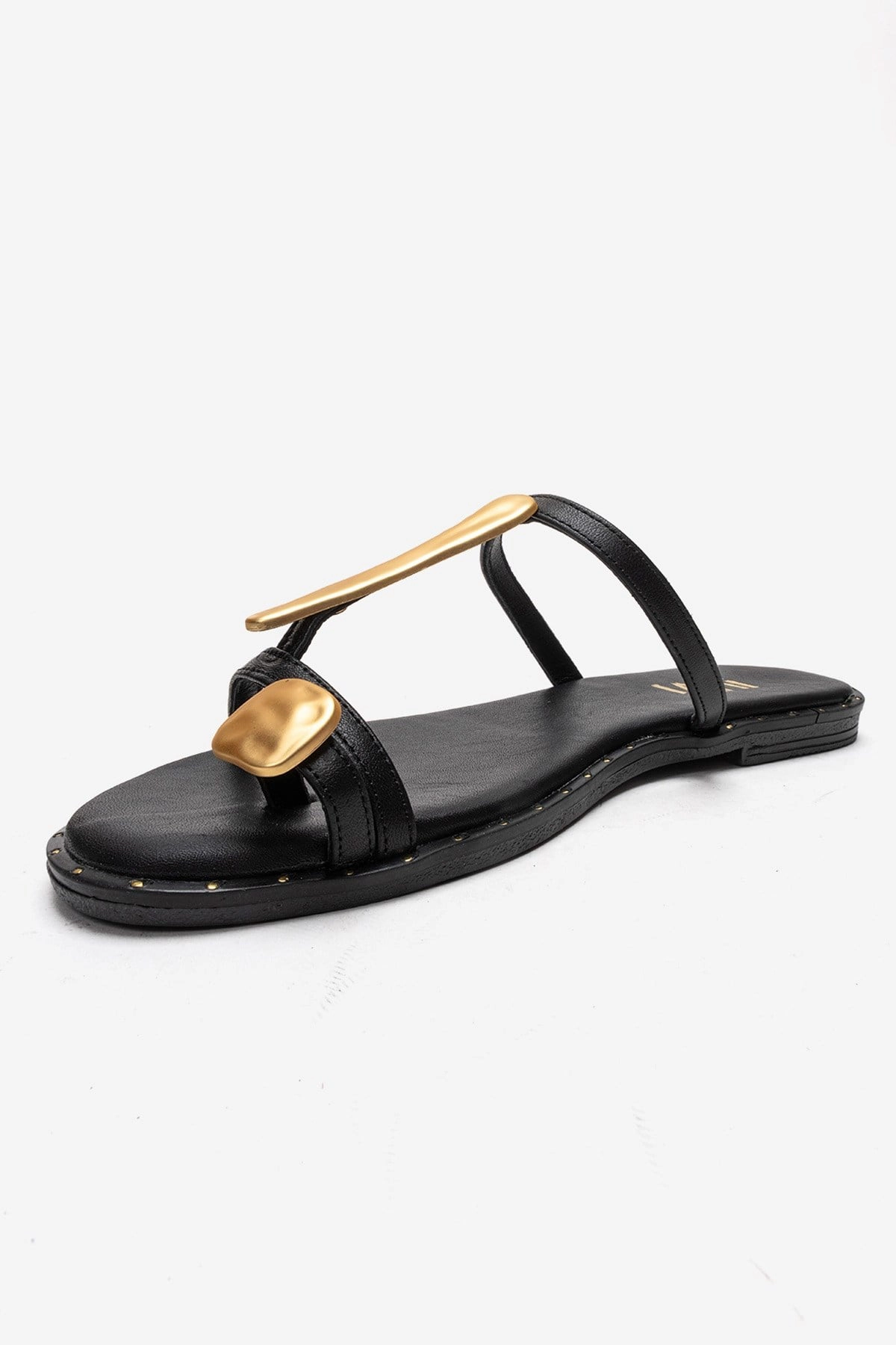 Forever & Always Womens Tessa Leather Thong Sandals