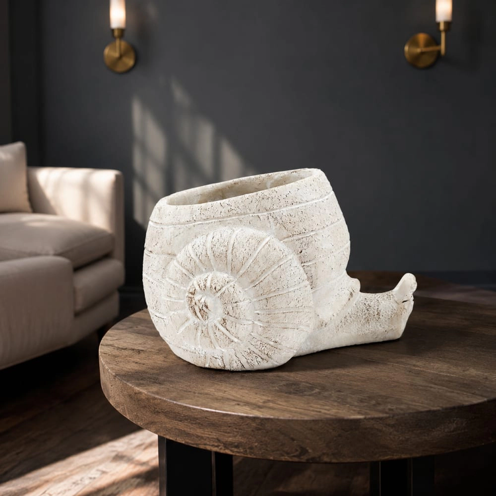 WOW PIONEER Solid Cement Planter Pot