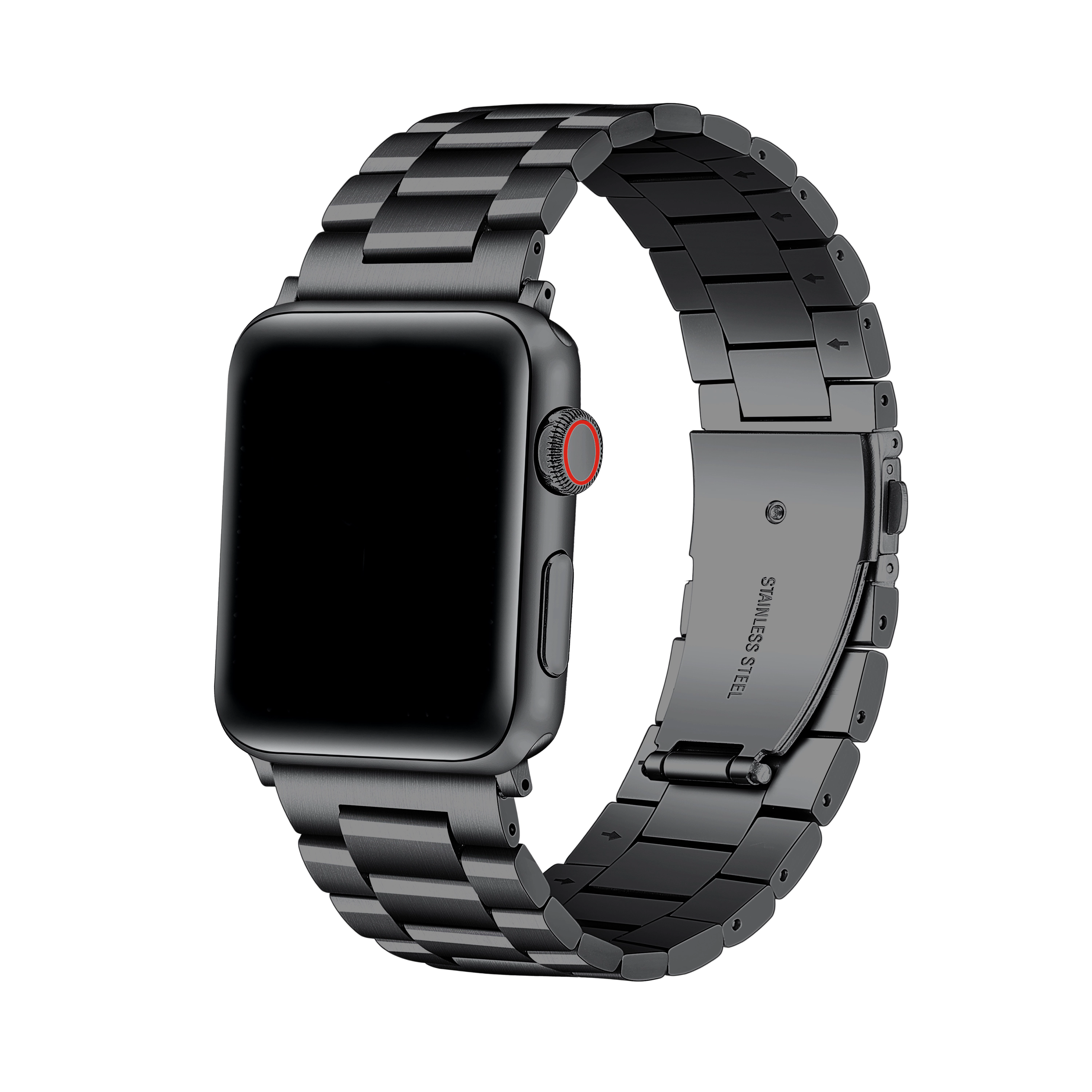 Posh Tech Mens Maxwell Stainless Steel Band for Apple Watch