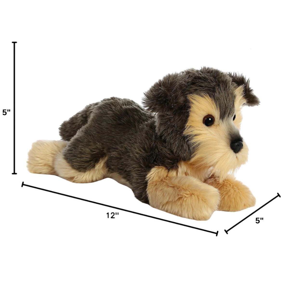 Aurora Flopsie Yorky the Yorkshire Terrier 12-Inch Stuffed Animal Plush
