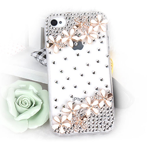 GBruno Rhinestone Flower Case For IPhone 4/4S