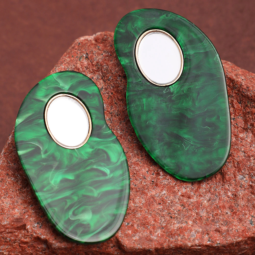 SOHI Women's Abstract Drop Earrings