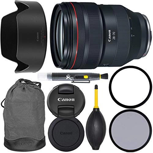Canon RF 28-70mm f/2L USM Lens (2965C002) + AOM Pro Starter Bundle Kit (International Version)
