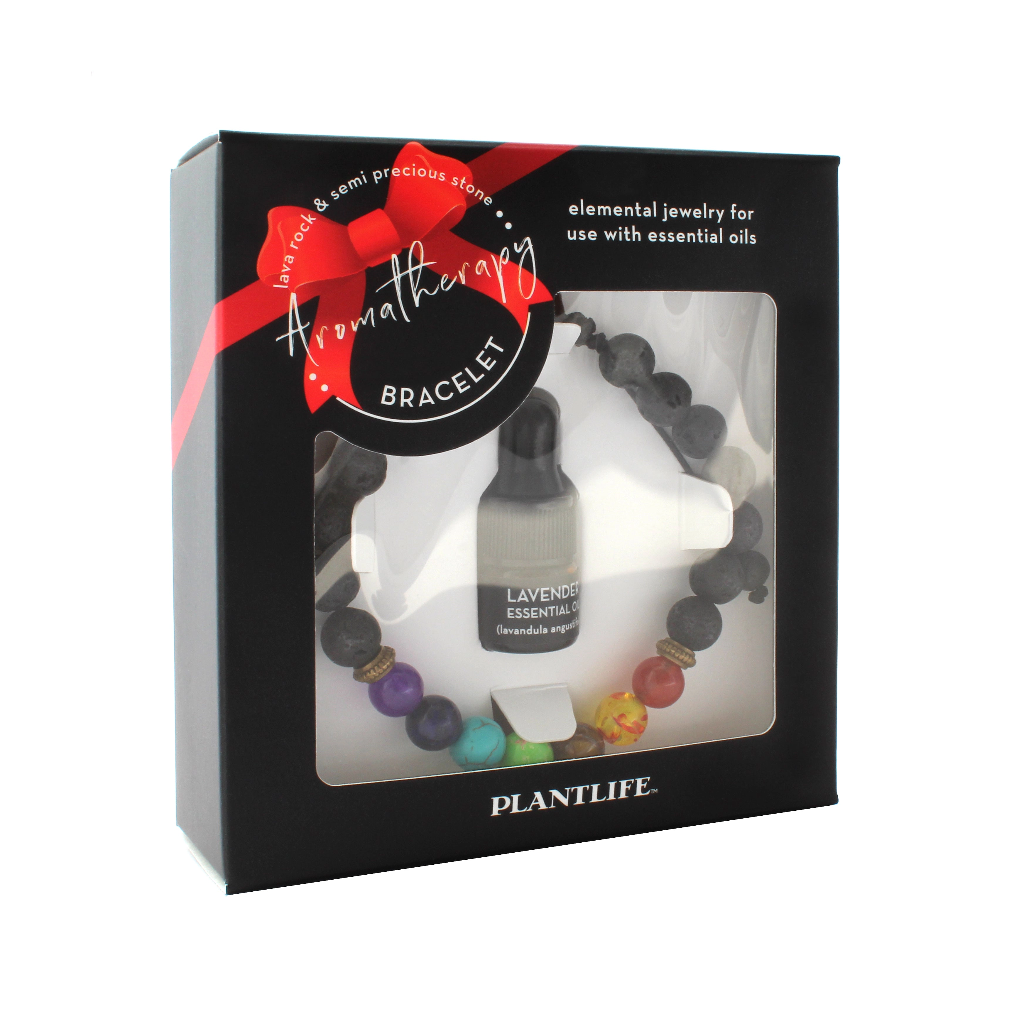 Plantlife Aromatherapy Bracelet Gift Set with 1 ml Lavender Essential Oil