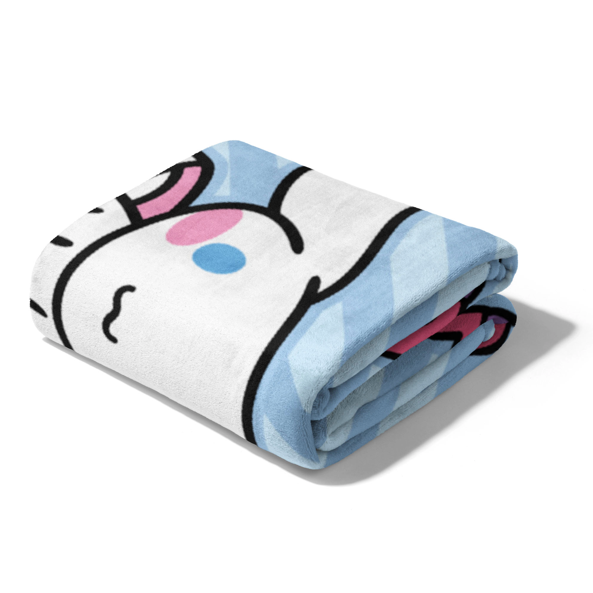 Sweet Home Collection Kids Tea Cup "Cinnamoroll" Micro Raschel Throw Blanket 46"x60"