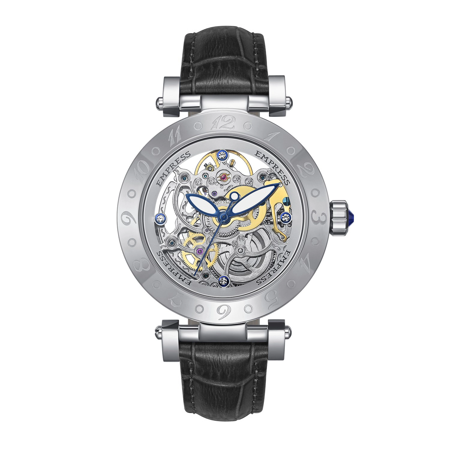 Empress Theodora Automatic Leather-Band Watch