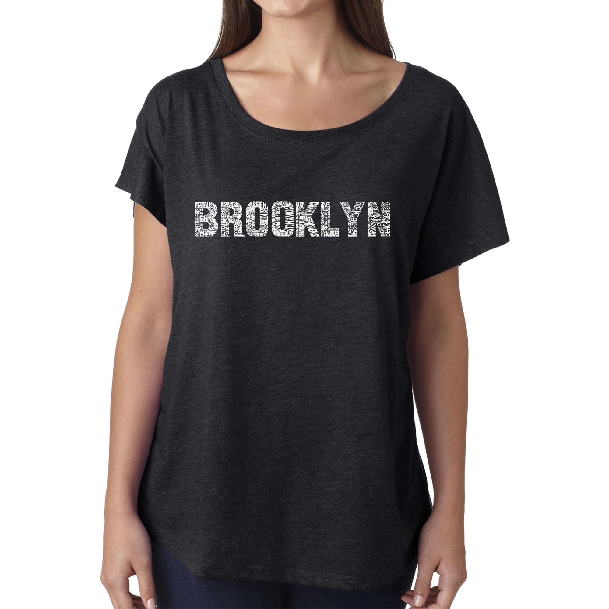 LA Pop Art Women's Dolman Word Shirt
