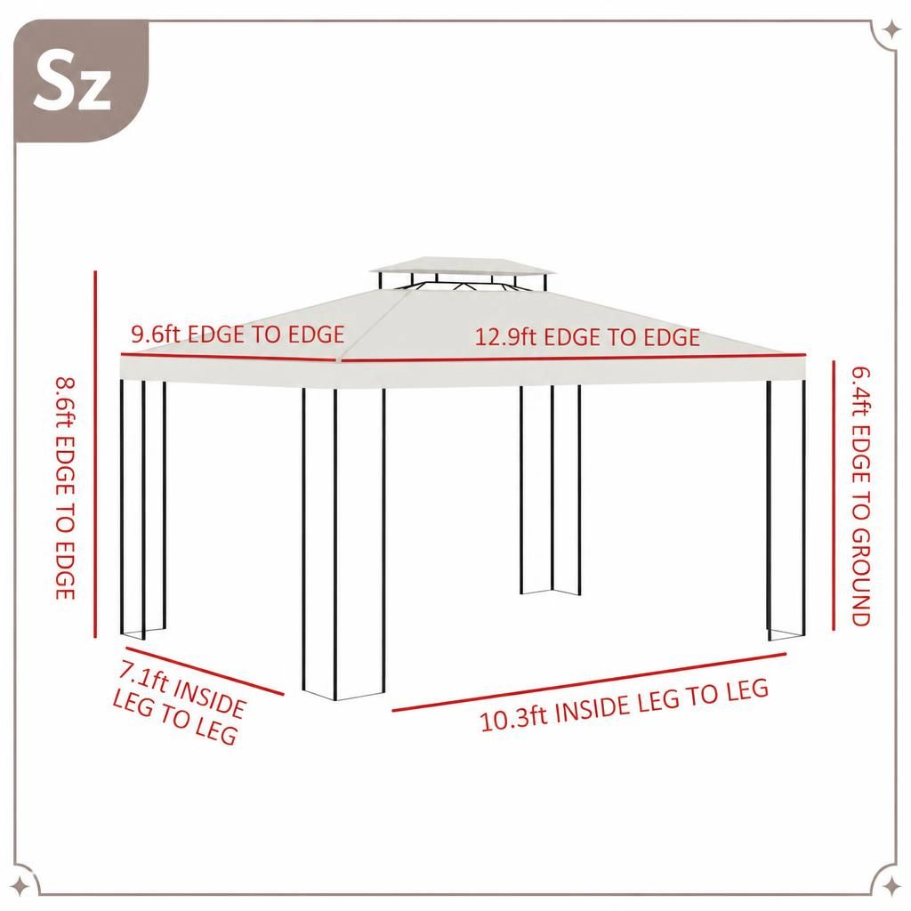 WOW PIONEER Large Outdoor Gazebo