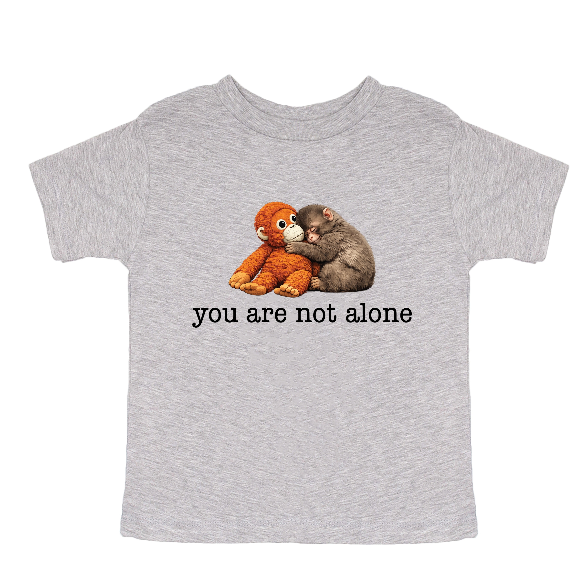 the Juniper Shop - You Are Not Alone Punch Monkey Toddler Short Sleeve Graphic T-Shirt