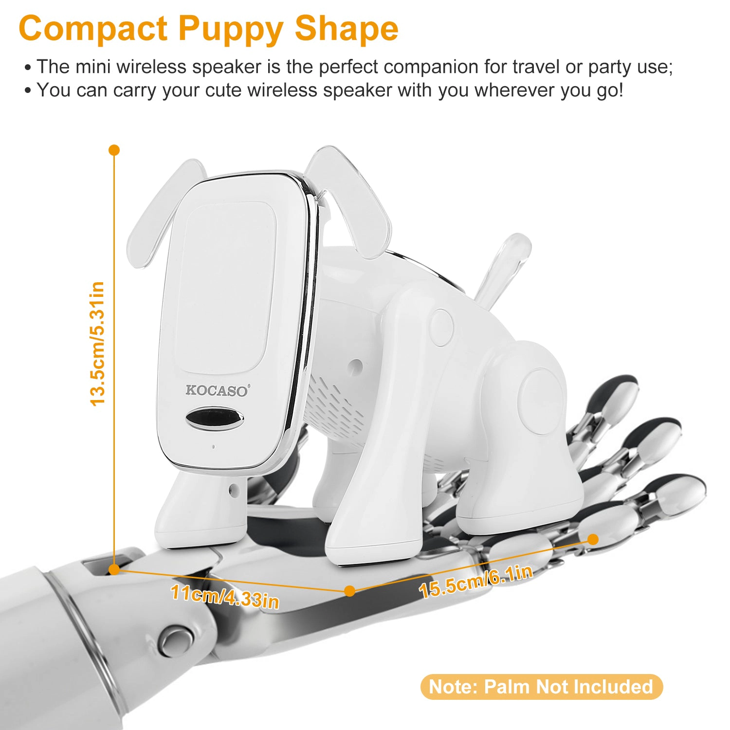 GBruno Puppy Dog Wireless Speaker With FM Radio