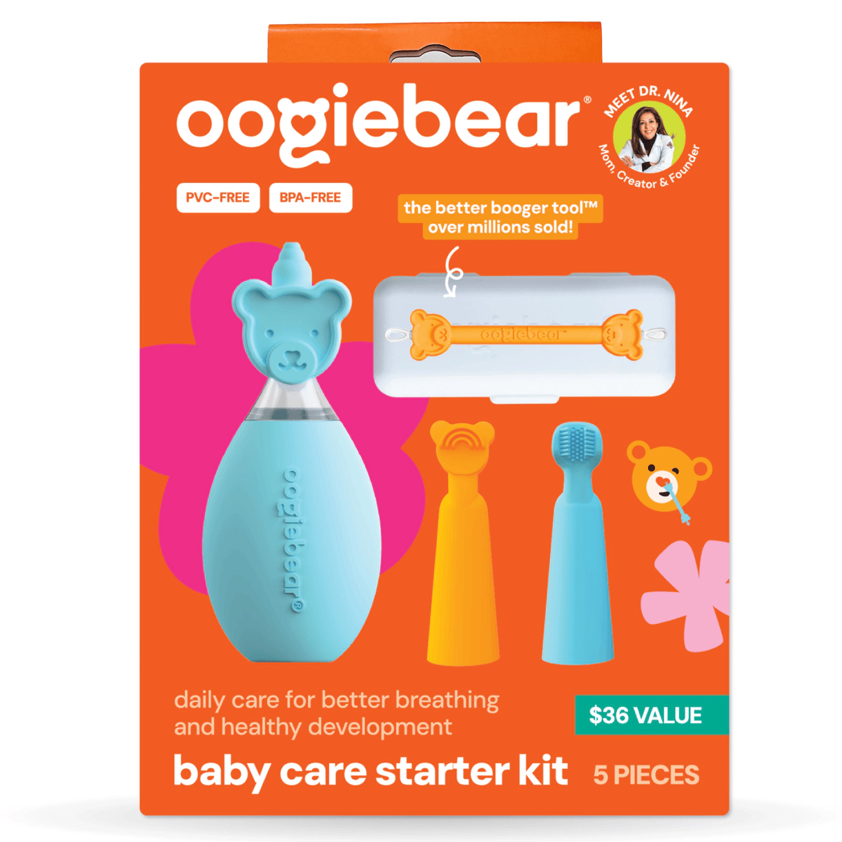 oogiebear Baby Care Starter Kit 5 piece set