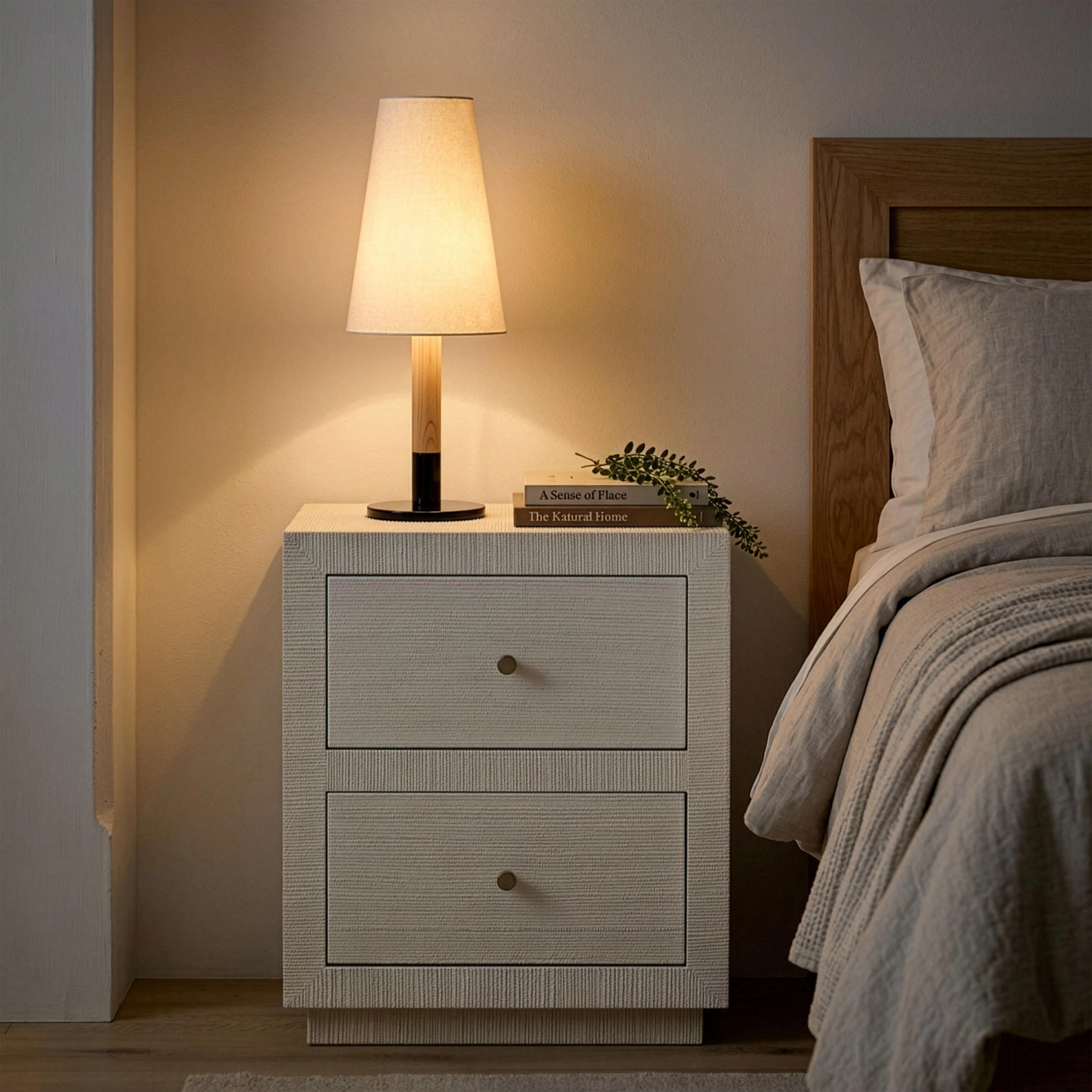 Brightech Arthur Wood LED Desk Lamp