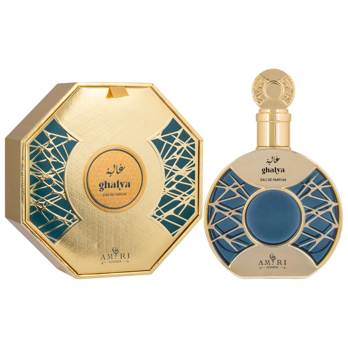 Hamidi Ghalya EDP Unisex - Oriental Floral Vanilla with Pear, 3.4 oz Spray