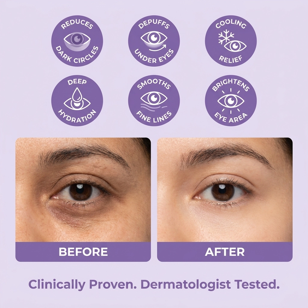Lovery Collagen Anti-Aging + Cooling Eye Balm - Korean Skin Care Brightening & Depuffing Treatment