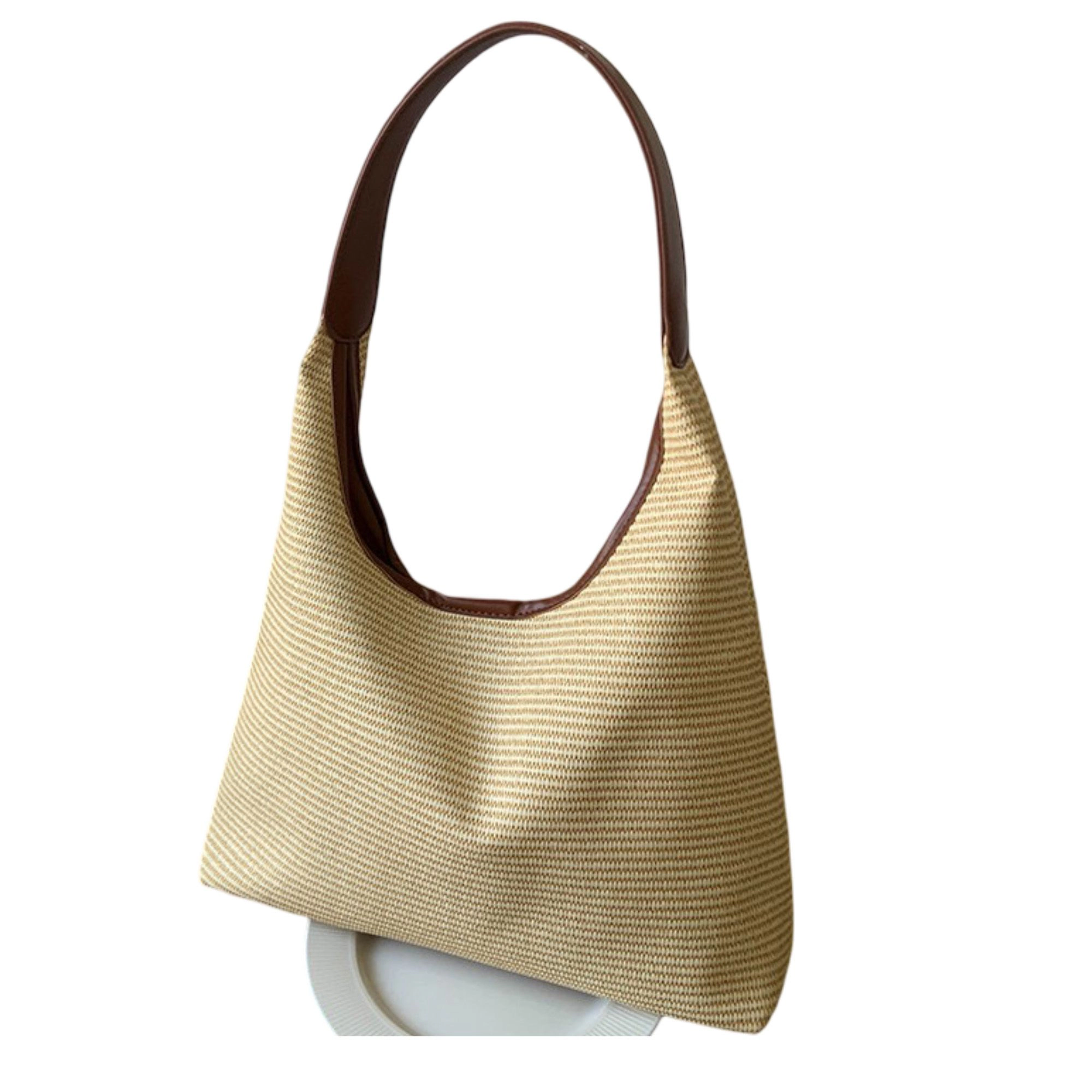 Alilang Women's Canvas Shoulder Bag with Magnetic Closure and Fixed Strap