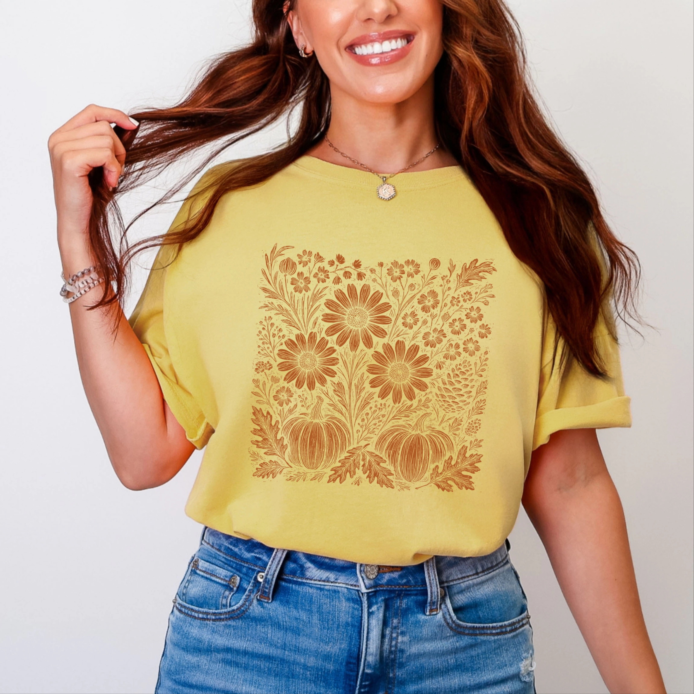 Simply Sage Market - Women's Garment Dyed Graphic T-Shirt