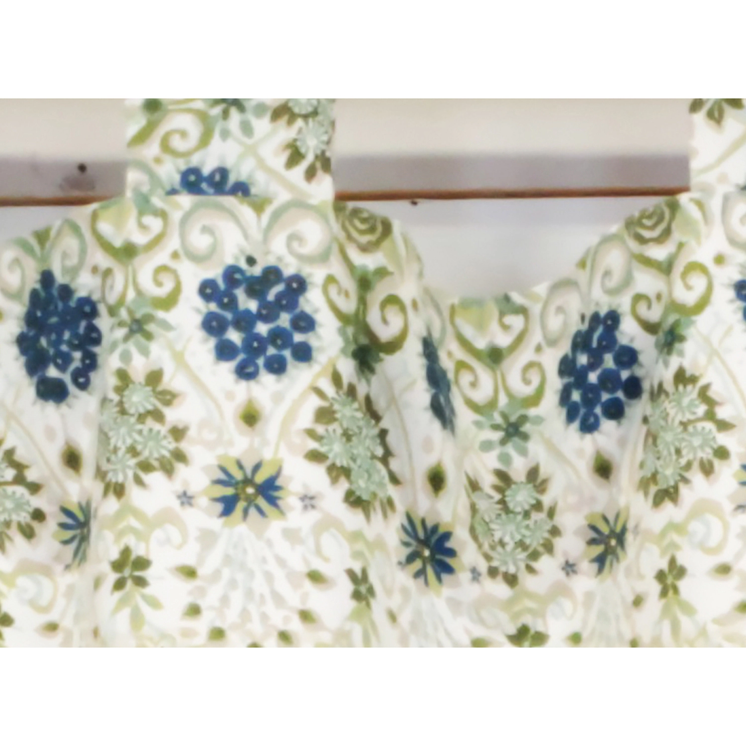 RLF Home 4" Top Tab High Quality Fabric Viviana Tab Valance for Windows 50" x 16" Natural