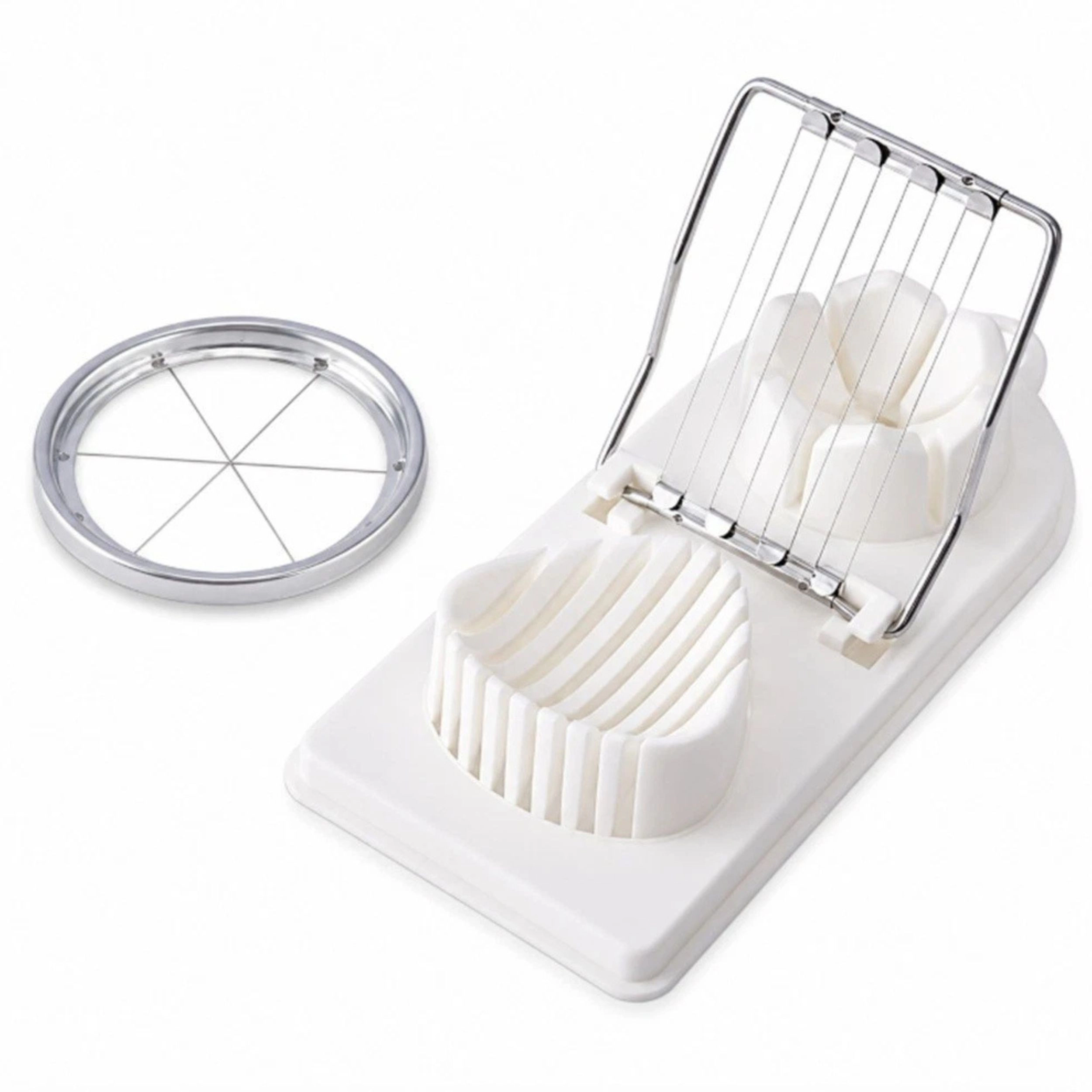 Home Collection 2-in-1 Stainless Steel Egg Slicer Mushroom Tomato Cutter Tool
