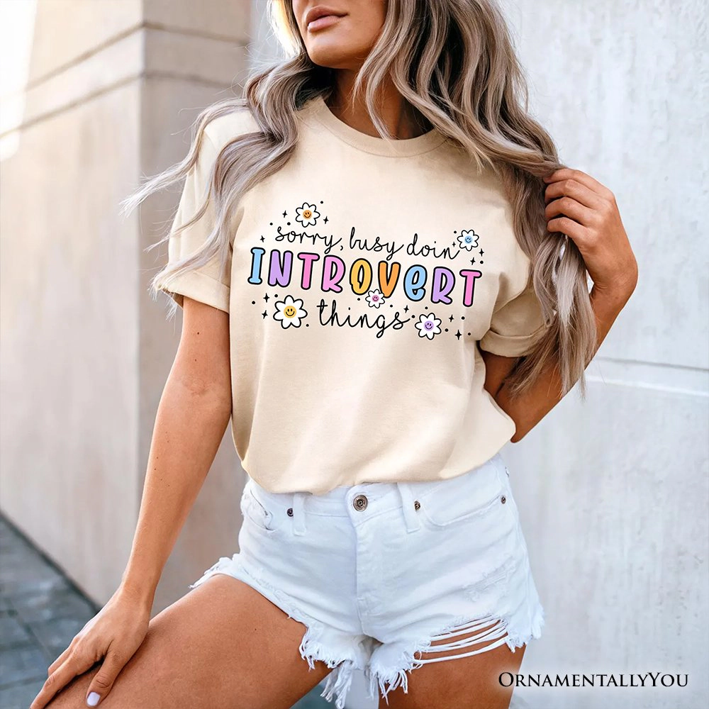 OrnamentallyYou Unisex Introvert Things Mental Health T-Shirt
