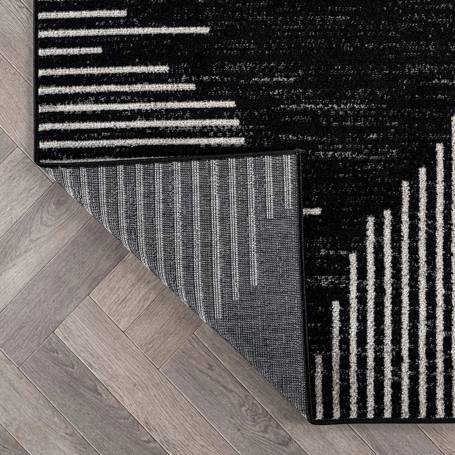 World Rug Gallery Modern Abstract Area for Living Room, Bedroom, or Entryway – Low Pile Indoor
