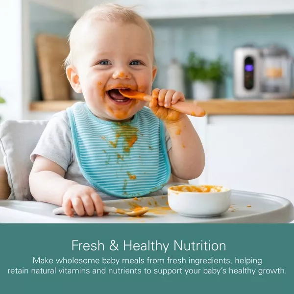 Sperric Baby Food Maker and Steamer, Baby Blender, Baby Food Processor - Compact Baby Food Steamer and Blender