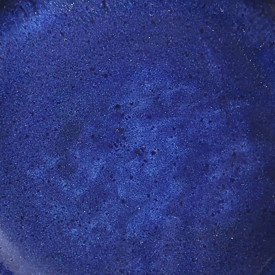 Sunnydaze Ceramic Bird Bath Bowl,16” H, Blue Glaze Finish