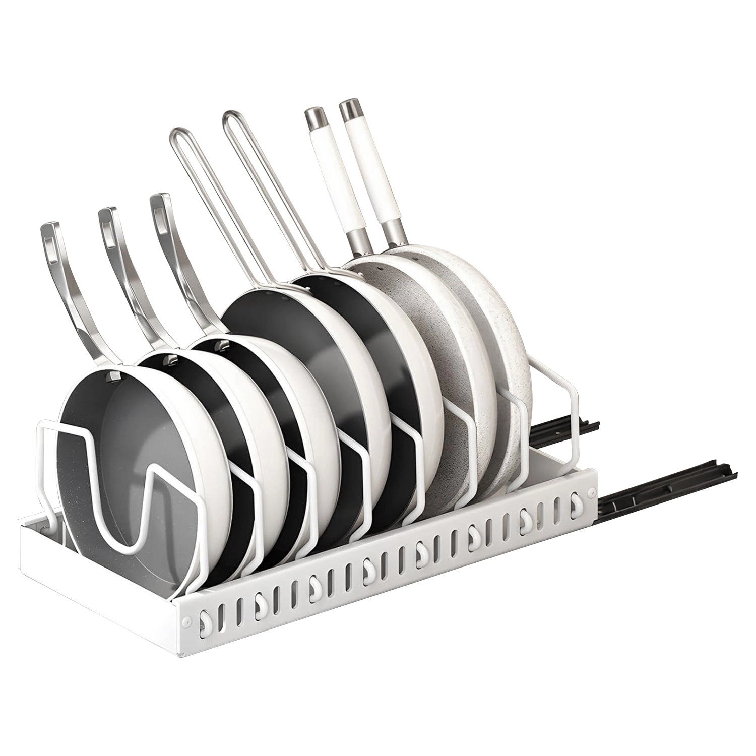 NEW Home Unisex Pull-Out Pots And Pans Organizer