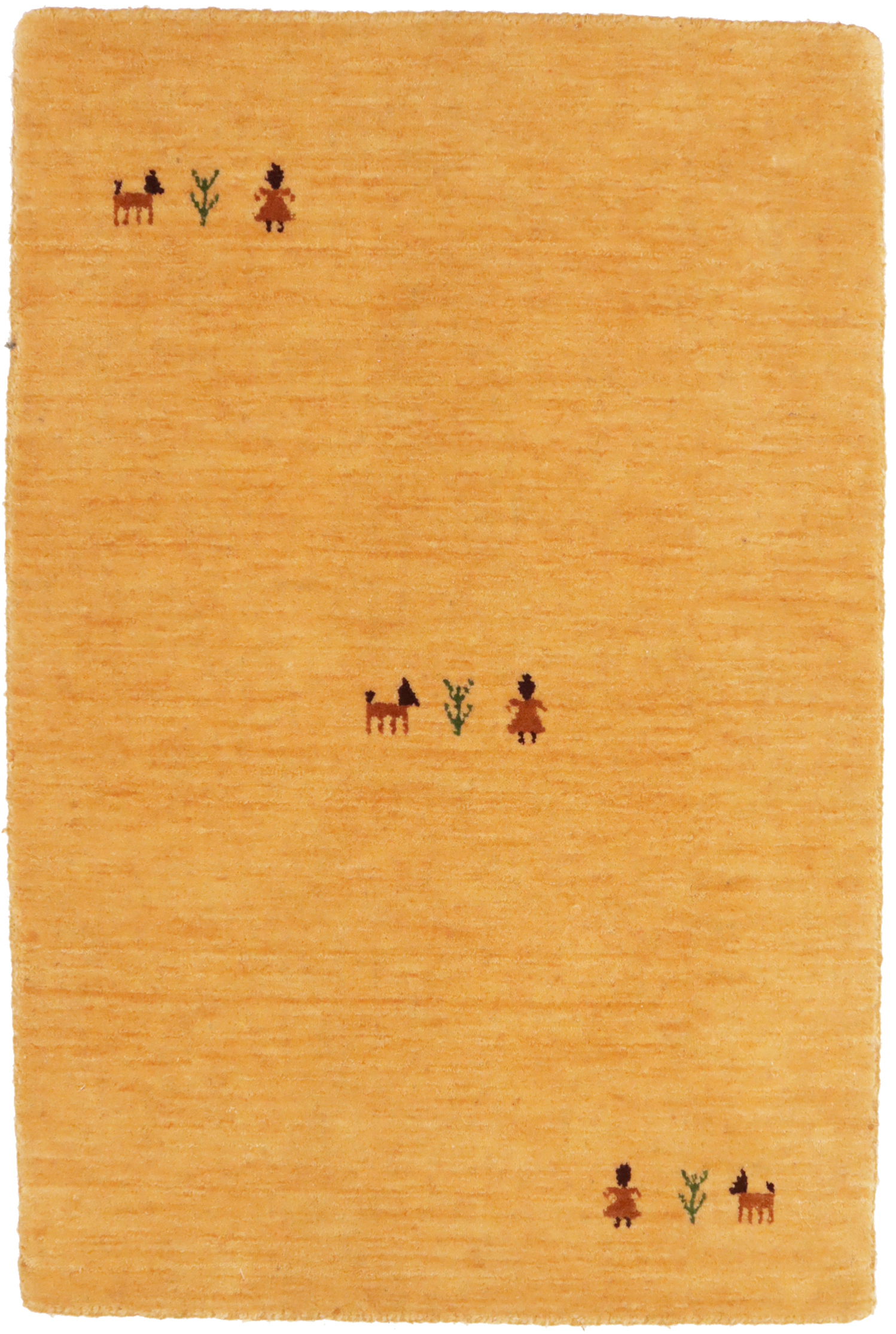 Magic Rugs Golden Peach Tribal 2X3 Gabbeh Modern Rug