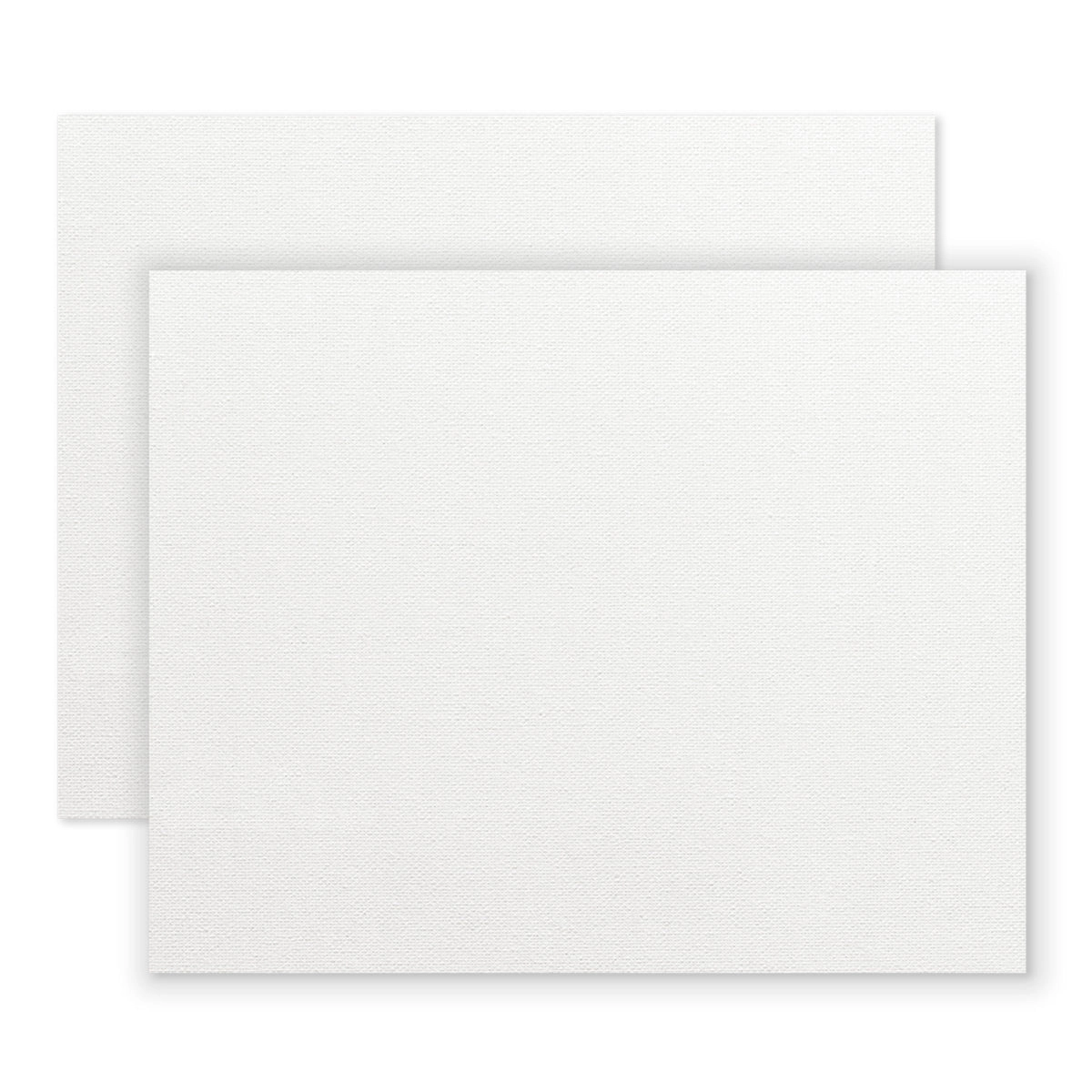 KINGART Stretched White Canvas 24" x 30" - 100% Cotton, Triple-Primed, 2 Pack