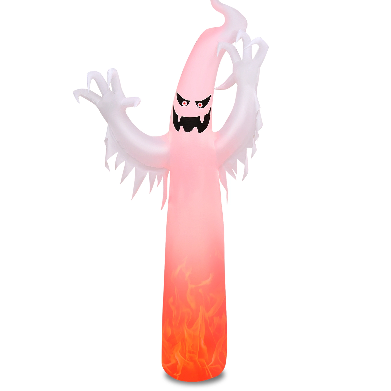 LJG 12 Feet Halloween Inflatable Decoration with Built-in LED Lights