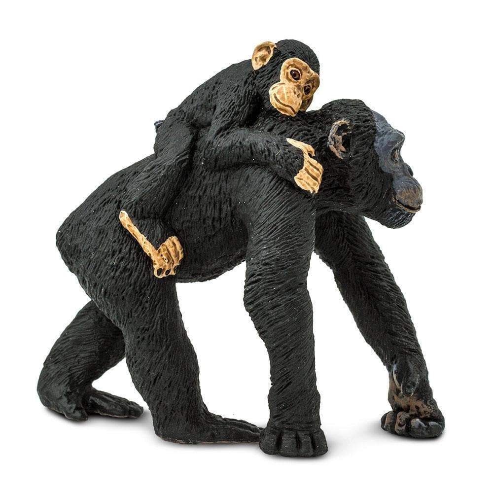 Safari Ltd. - Chimpanzee with Baby Kids Toy Figure