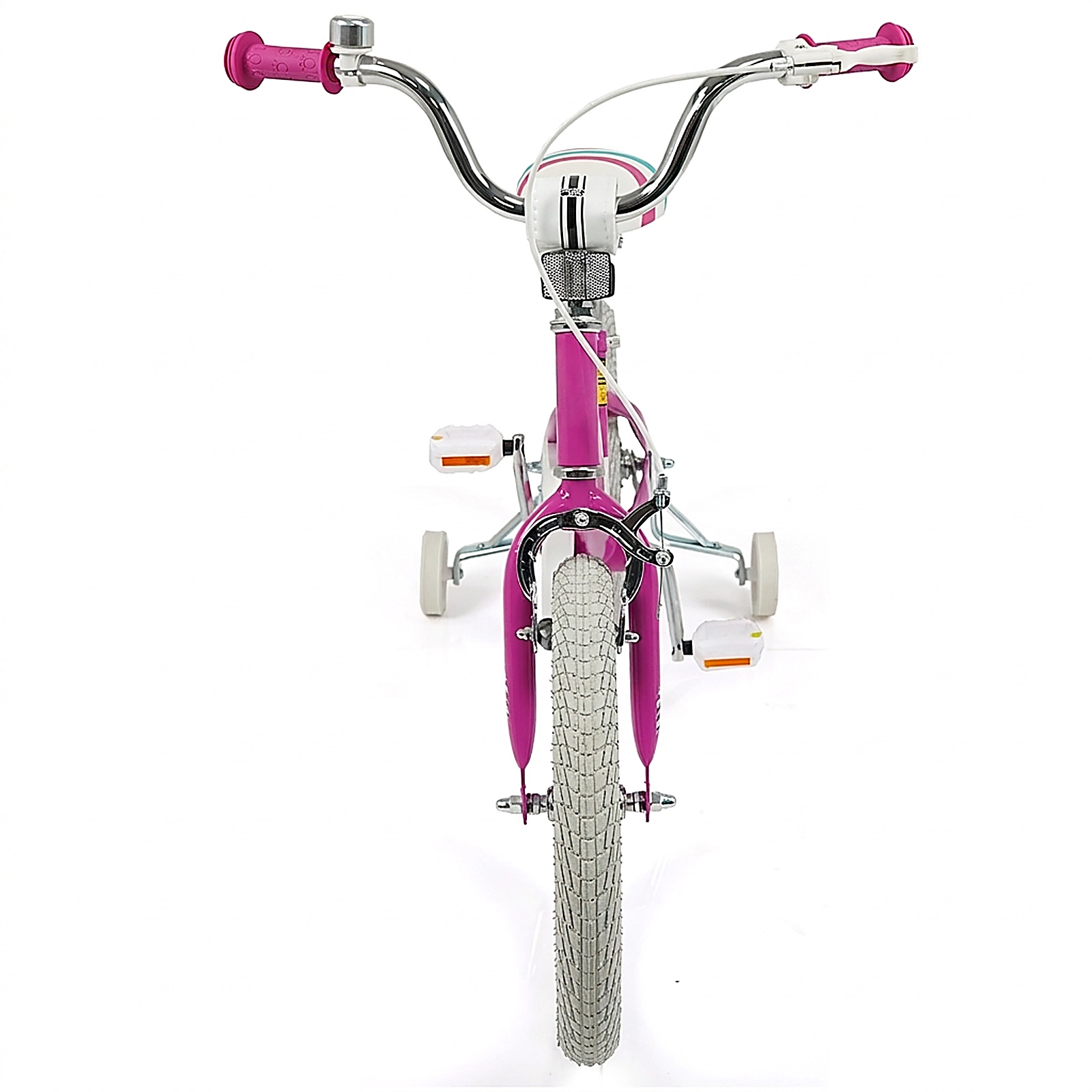 SUGIFT Adjustable Kids Bicycle with Hand and Coaster Brakes 110-lb Seat Capacity Ages 4-7 Pink