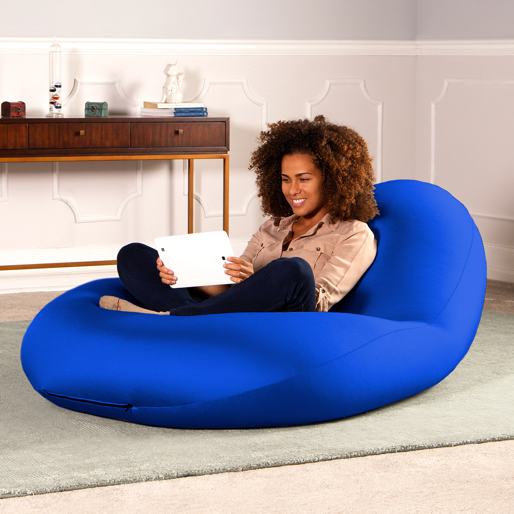 Jaxx Nimbus Therapeutic Sensory Bean Bag Chair – Cloud-Like Adjustable Body Pod Design for Ergonomic Relief and Comfort