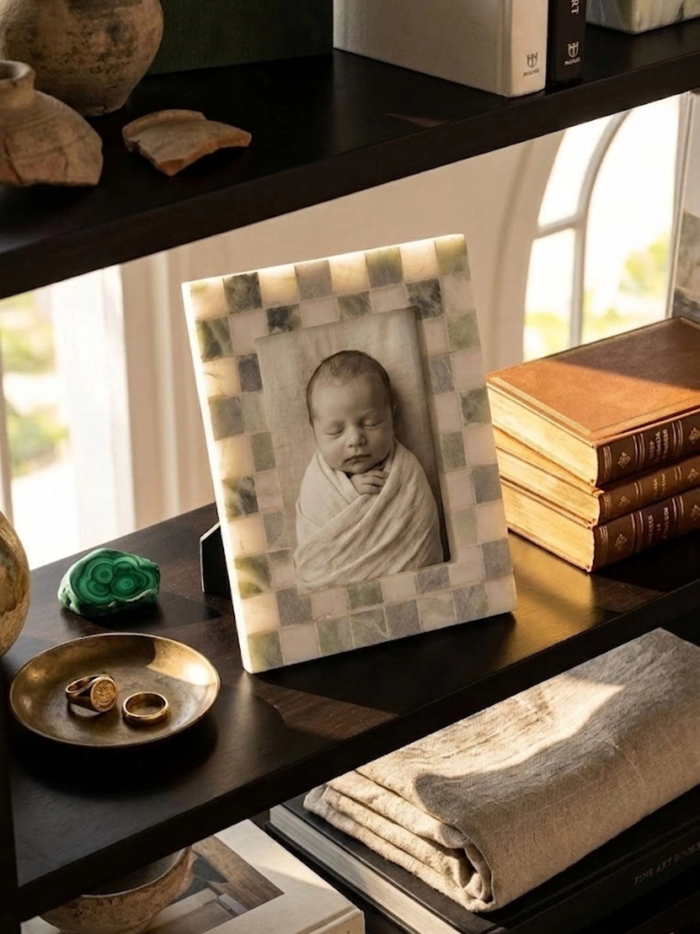 GAURI KOHLI Austen Green Onyx Picture Frame
