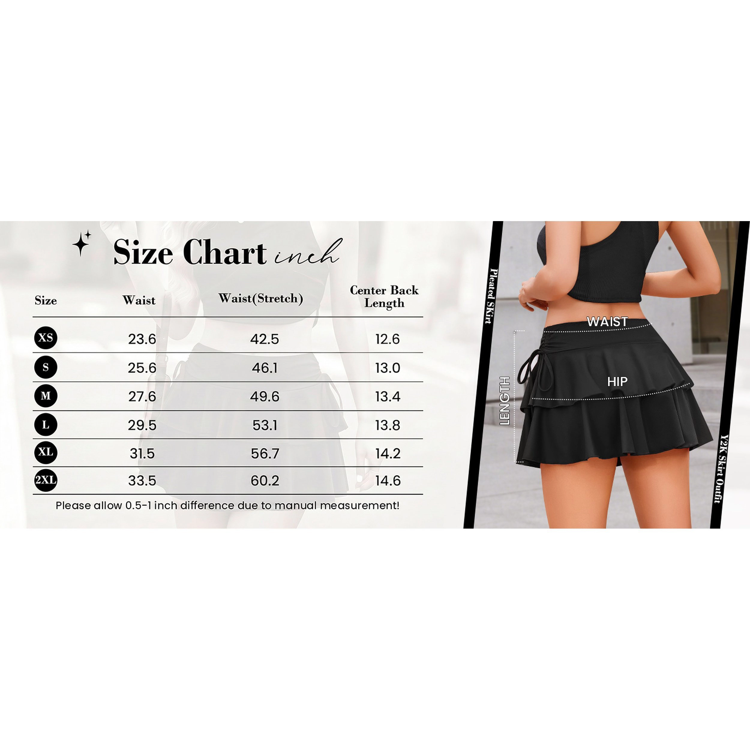 Avidlove Women's Pleated Tiered Mini Skirt